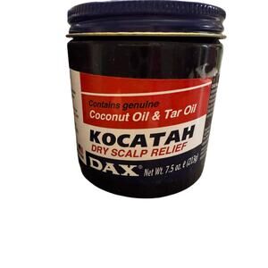 Dax Dry Hair And Scalp Treatment Super Light Pomade Coconut Oil & Tar Oil 7.5 oz